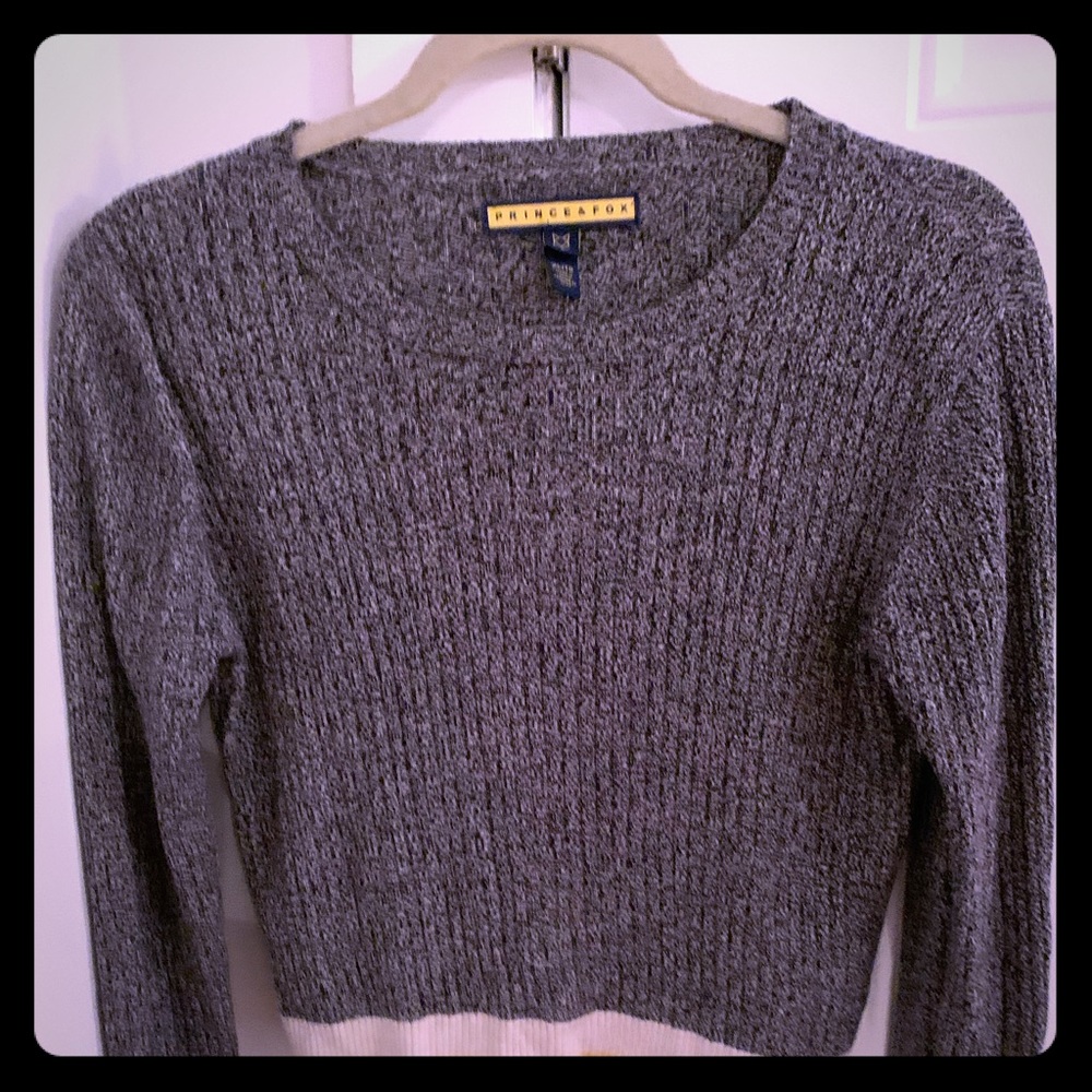 Simple And Sweet Cropped Sweater